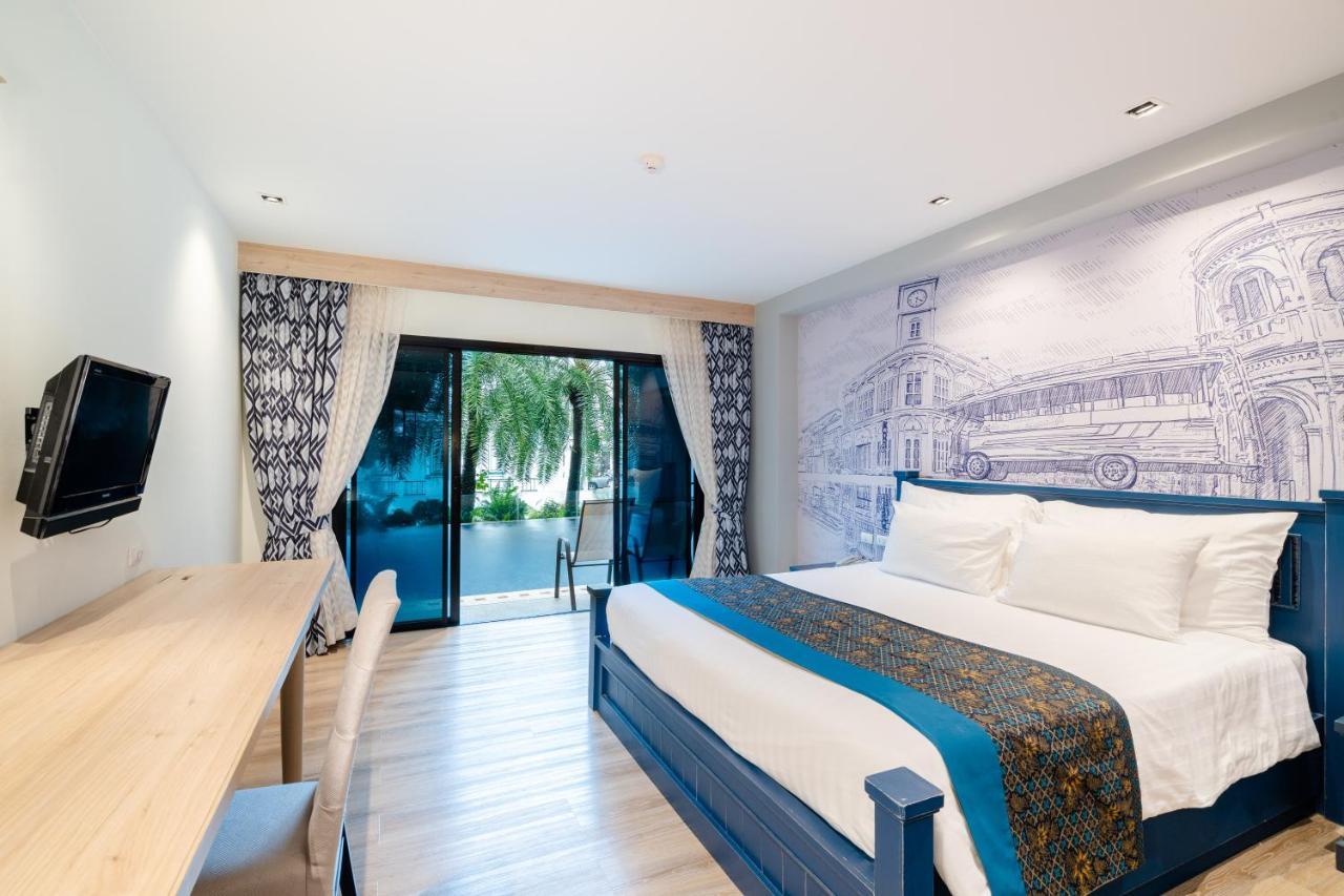 Deluxe Zimmer mit Doppelbett und Poolzugang + kostenloser Coworking-Bereich
