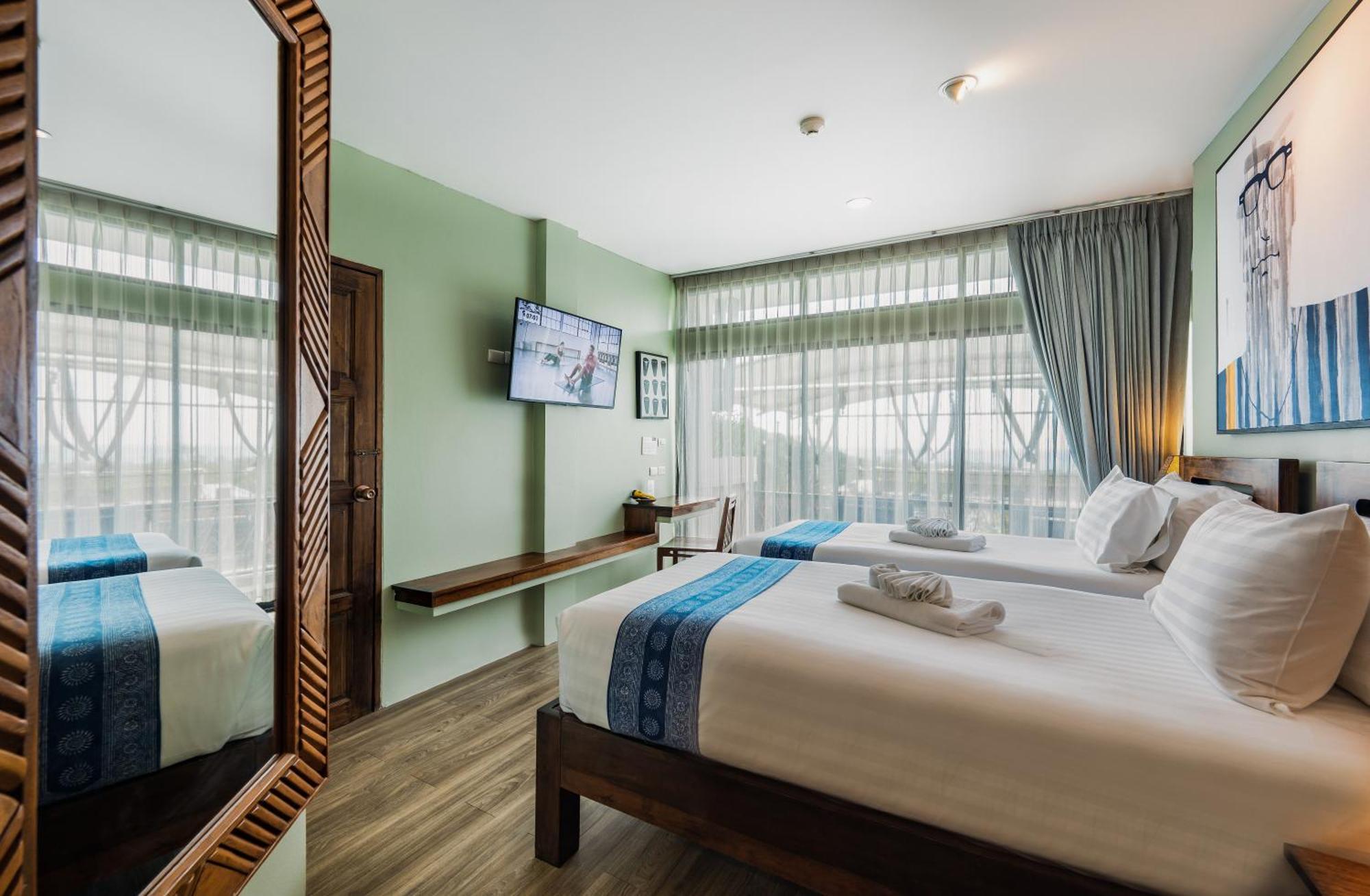 Chambre Lits Jumeaux avec Vue sur l'Océan