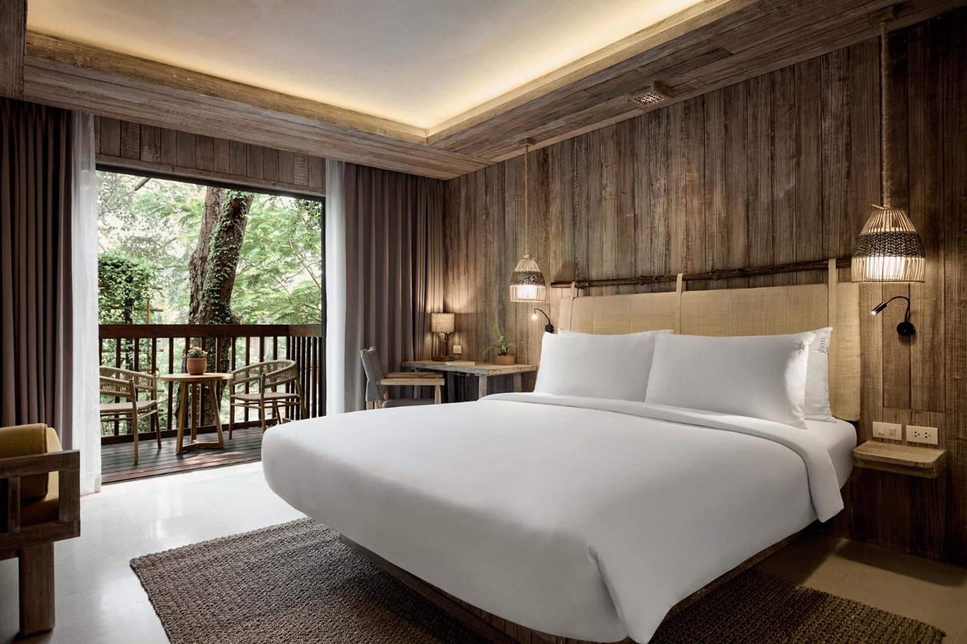 Habitación Premium con cama extragrande y vistas al jardín