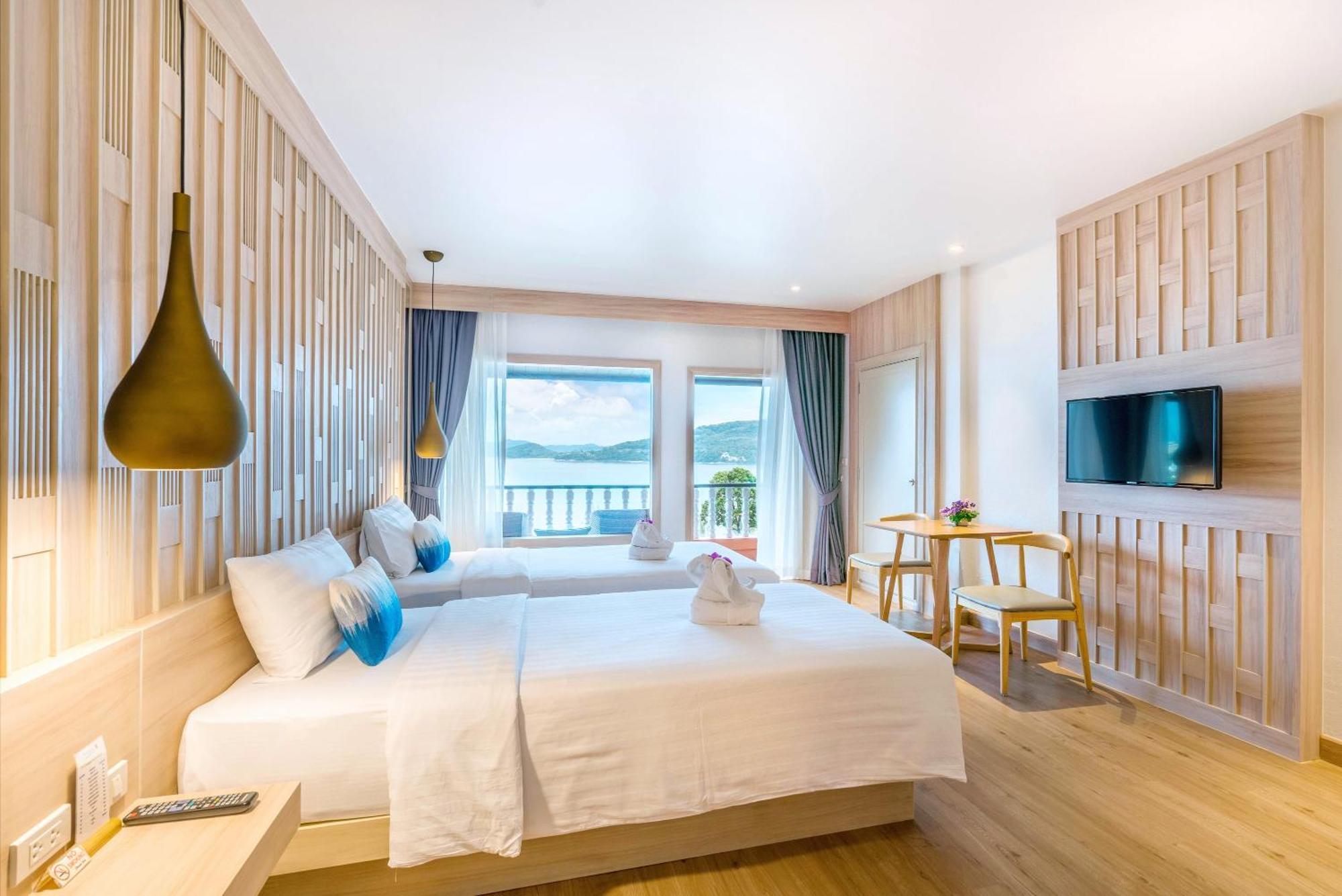 Deluxe Zweibettzimmer mit Meerblick