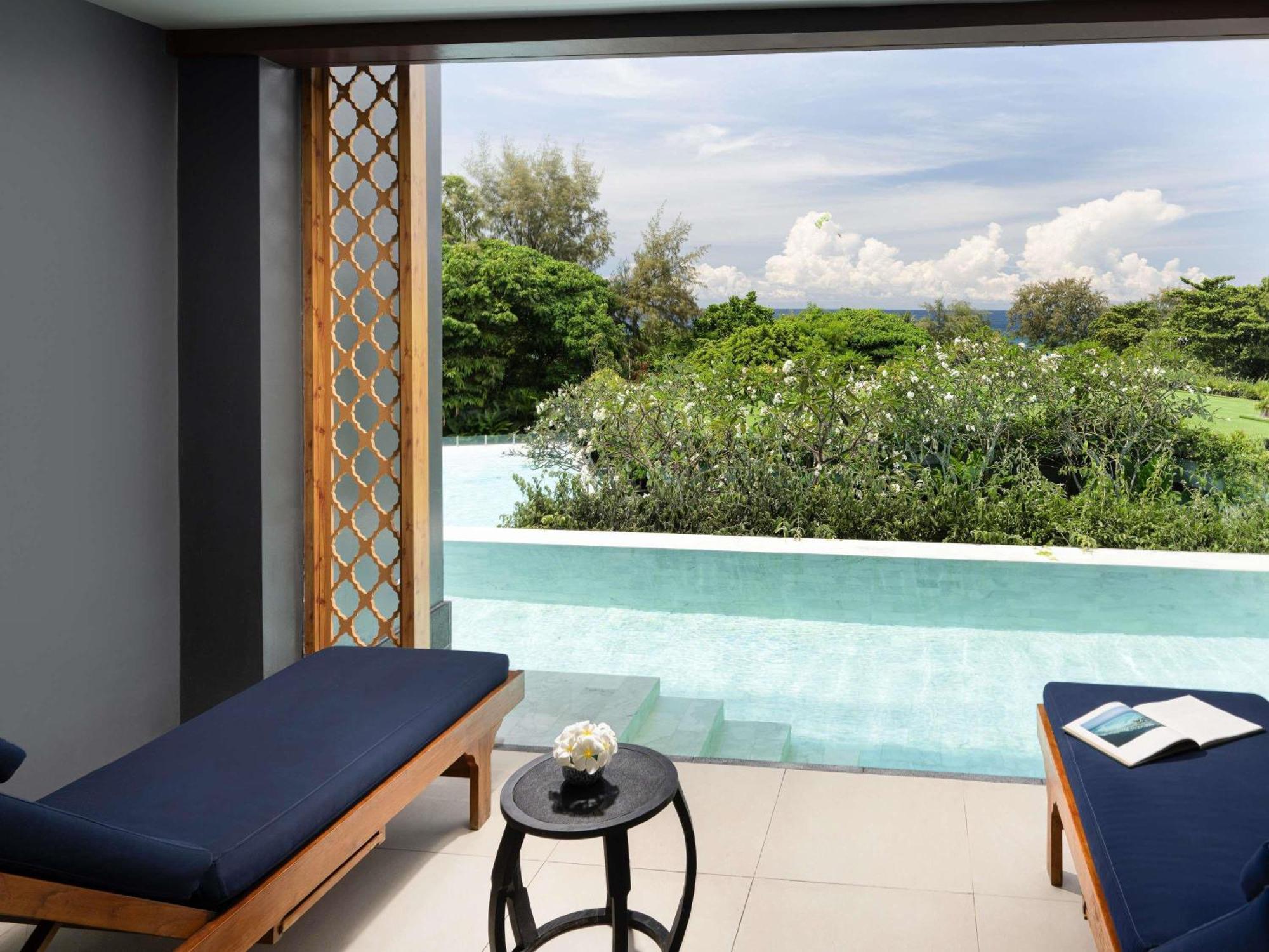 Deluxe Suite mit Poolzugang, 1 Kingsize-Bett und Meerblick