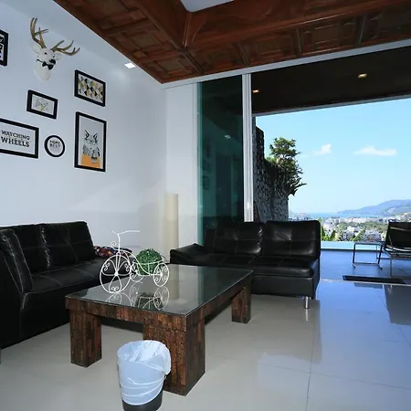 Patong Seaview Villa芭东海景3卧别墅 5分钟到江西冷 3Bdr Pool-3