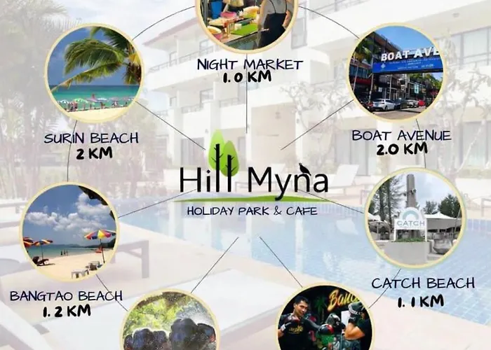 Pet friendly Hill Myna Holiday Park & Cafe Bang Tao Beach 